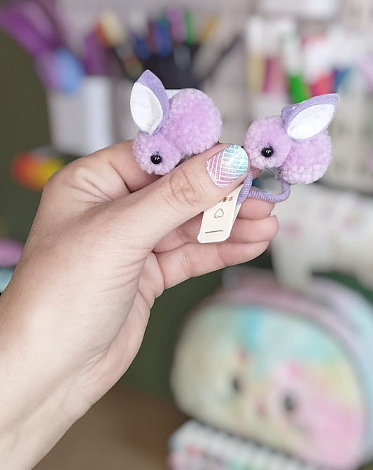 Elastique Lapin Violet